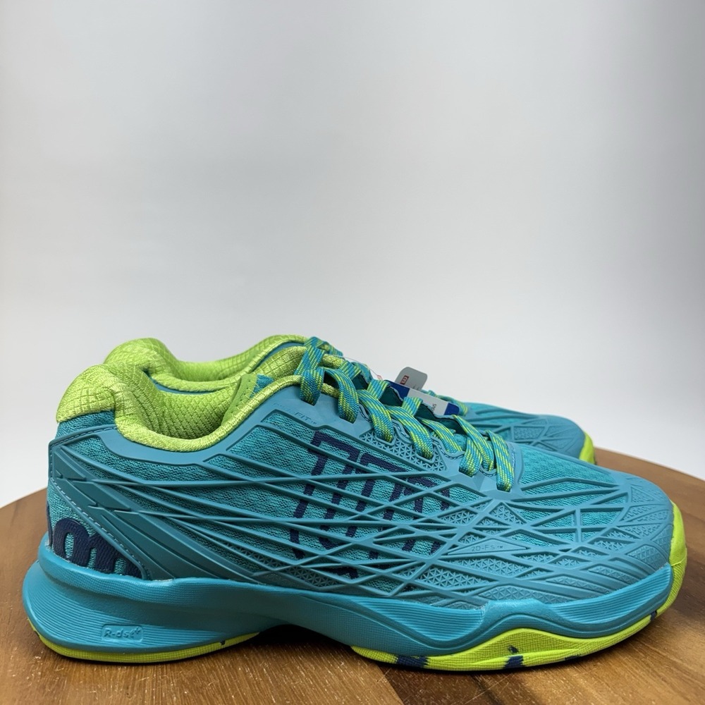 New NIB Womens Kaos Teal Blue Athletic Tennis Court Sneakers Shoes Size 8 M